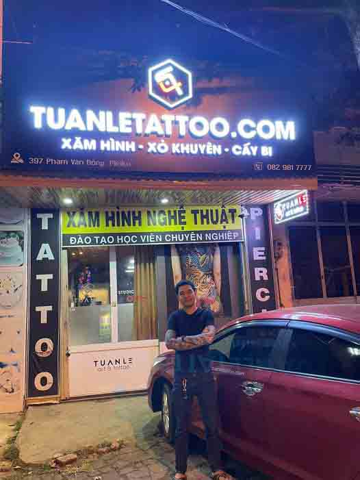 tiệm xăm ở gia lai